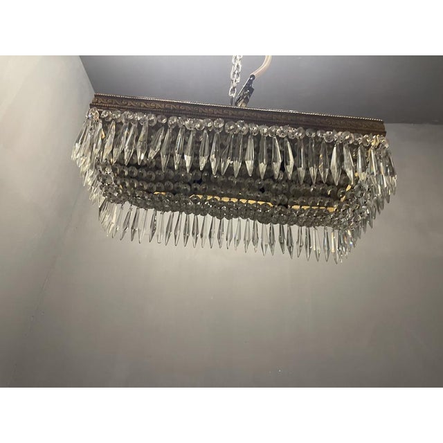 Crystal Flush-Mounts, 1950s, Set of 2 For Sale - Image 10 of 18