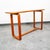 Mid Century Modern Console Table Teak Solid Wood Denmark Vintage Rectangular MCM For Sale - Image 11 of 12