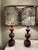 Mid-Century Modern Mid-Century Space Age Blue and Red Lava Glazed Lamps from Carstens Tönnieshof, 1960s, Set of 2 For Sale - Image 3 of 10
