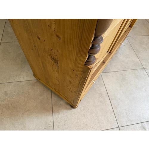 Gründerzeit Pine Display Cabinet For Sale - Image 9 of 17