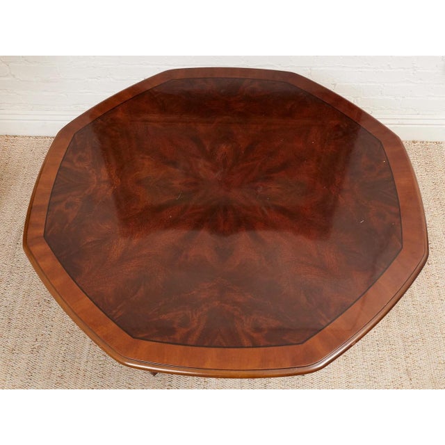 Mid 20th Century Burlwood Dining Table For Sale - Image 4 of 12