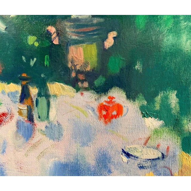 Olga Bogaevskaja, Breakfast on the Lawn, 1989 For Sale - Image 4 of 8