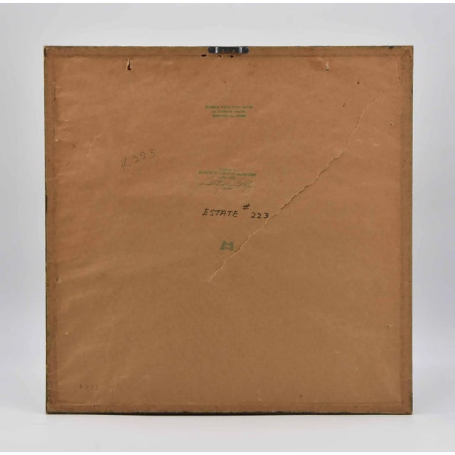 Watercolour Drawing of a Three Fold Screen Nautical Map by Kenneth Stevens Macintire For Sale - Image 4 of 9