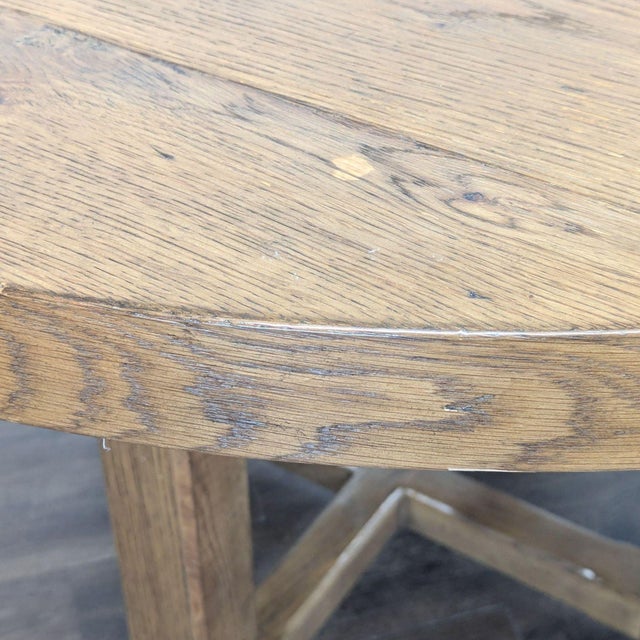 Restoration Hardware Antoccino Round Dining Table For Sale In San Francisco - Image 6 of 6