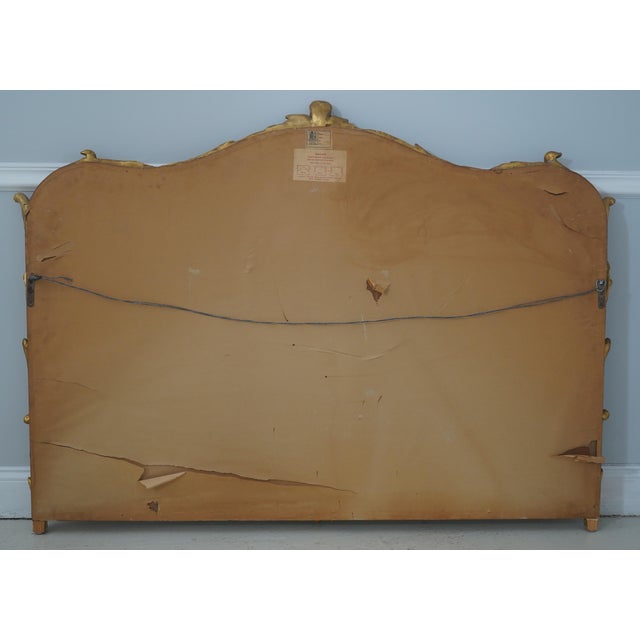 Friedman Brothers Large Louis XV Gold Gilt Wall Mirror For Sale - Image 12 of 13