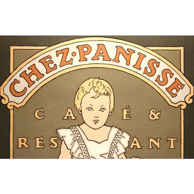 Figurative Chez Panisse Birthday Celebration: Signed Limited Ed. Goines Graphic Art Poster, 1988 For Sale - Image 3 of 4