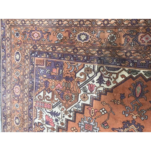 Large Vintage European Heriz Style Rug For Sale - Image 3 of 18