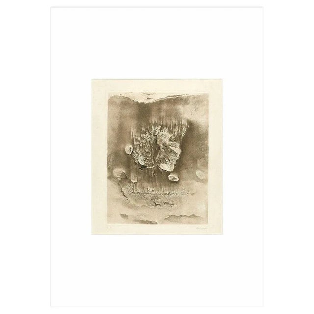 Les Mariés is an important colored etching made by the artist Hans Bellmer, after a tempera of 1941. This is an artist...