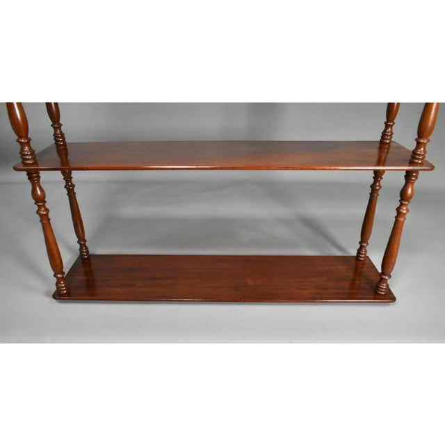 Napoleon III French Mahogany Wall Shelf Étagère, 19th Century For Sale - Image 13 of 15