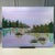 Be Still My Heart Acrylic Painting 11" X 14" Serene Lake Mixed Media Landscape For Sale - Image 4 of 6