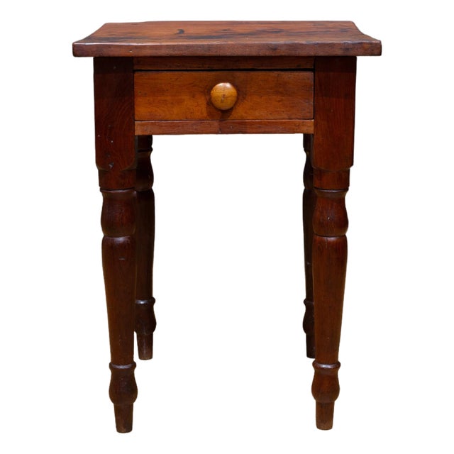 Early 19th C. Cherry Accent/Side Table c.1830 For Sale