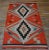 Native American 1930s Red Small Antique Tribal Geometric Native American Navajo Flat Weave Rug For Sale - Image 3 of 12
