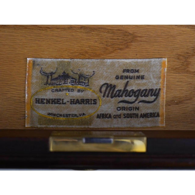 Henkel Harris Mahogany John Hancock Secretary Desk For Sale - Image 18 of 18