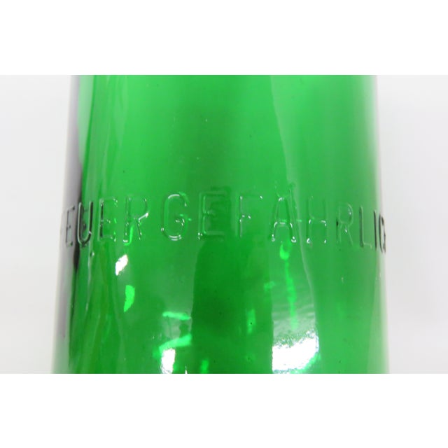 Brennspiritbus Green Glass Bottle German Spirits With Swing Top Closure 4716b For Sale - Image 11 of 14