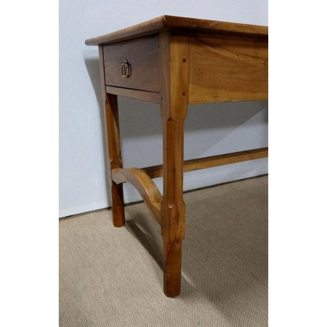 Tan Rectangular Table in Solid Cherry Wood For Sale - Image 8 of 18