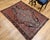 19th Century Persian Farahan Rug, Hand-Knotted Wool, Floral Medallion Design, Blue & Red, 4x6 For Sale - Image 4 of 18