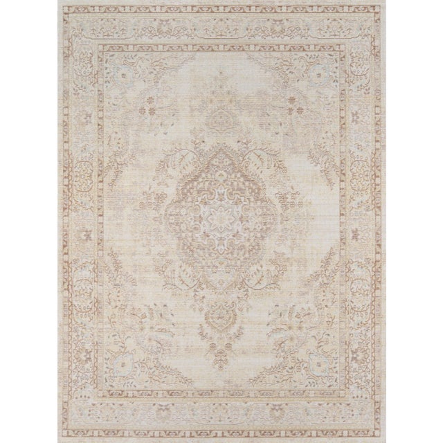 Textile Momeni Isabella Alisha Ivory 7'10" X 10'6" Area Rug For Sale - Image 7 of 7