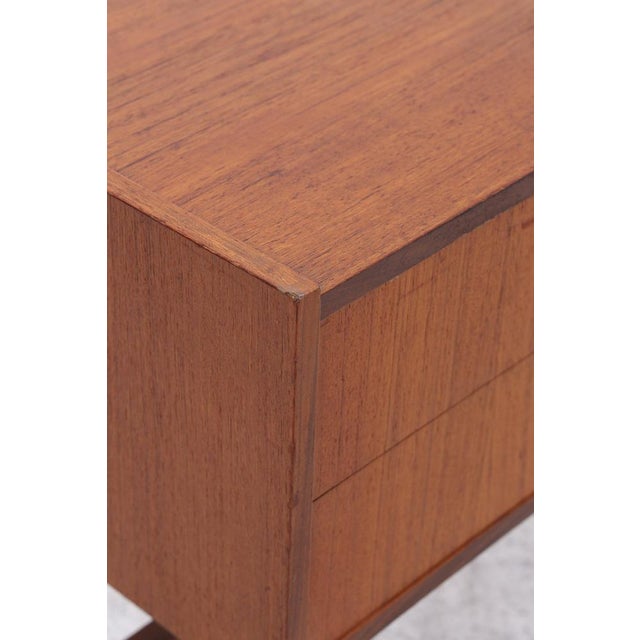 Brown Vintage Danish Teak Chest of Drawers, 1960s For Sale - Image 8 of 14