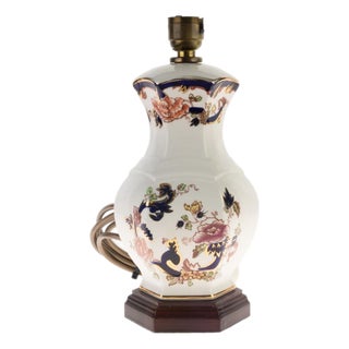 Imari Ironstone Ceramic Pottery Table Lamp from Masons For Sale