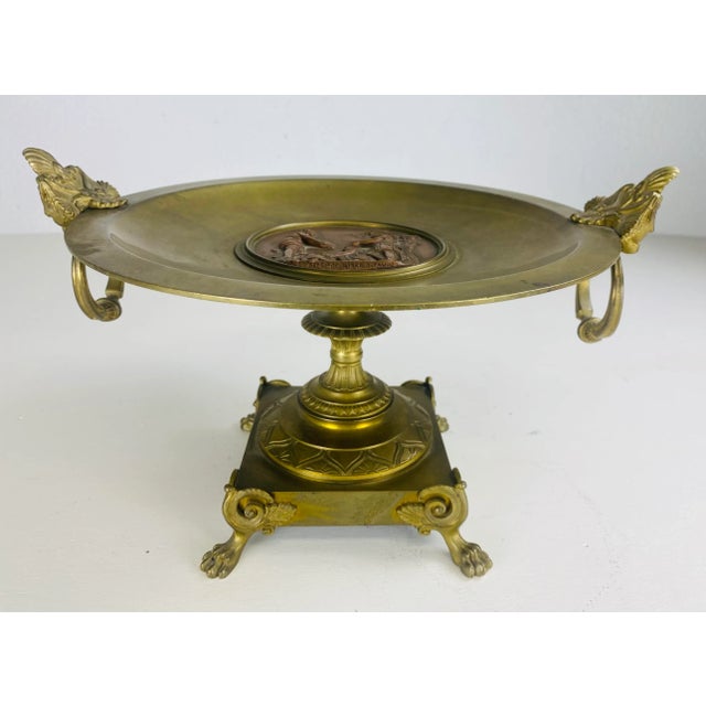 19th Century Grand Tour Classical Italian Bronze Compote. For Sale - Image 11 of 11