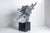 Abstract 1960s Cubist Sculpture in Mirror Polished Chrome For Sale - Image 3 of 6