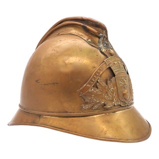 Early 20th Century French Fire Helmet, France, 1890s For Sale
