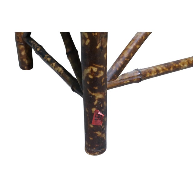 Antique Victorian Bamboo & Rattan Arm Chair For Sale In Portland, OR - Image 6 of 7