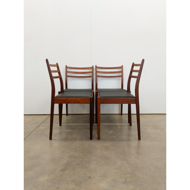 G Plan Set of 4 Vintage Mid Century Modern Dining Chairs by G Plan For Sale - Image 4 of 9