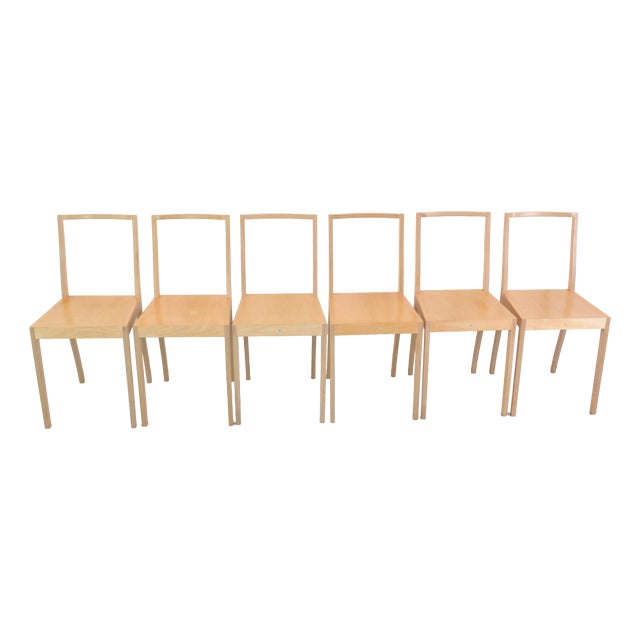 Plywood Chairs by Jasper Morrison for Vitra, 2000s, Set of 6 For Sale