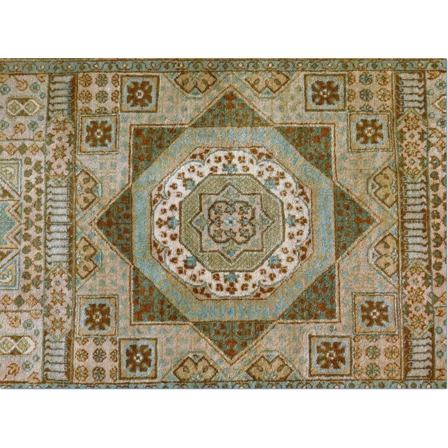 Early 21st Century Hand Knotted Indian Runner Rug. 3'x 12' For Sale - Image 9 of 13