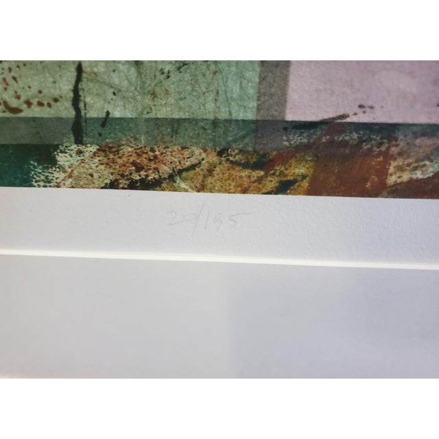 Mid-Century Modern Late 20th Century 51” Howard Hersh Playing Field a Vintage Signed and Numbered Abstract Lithograph For Sale - Image 3 of 12