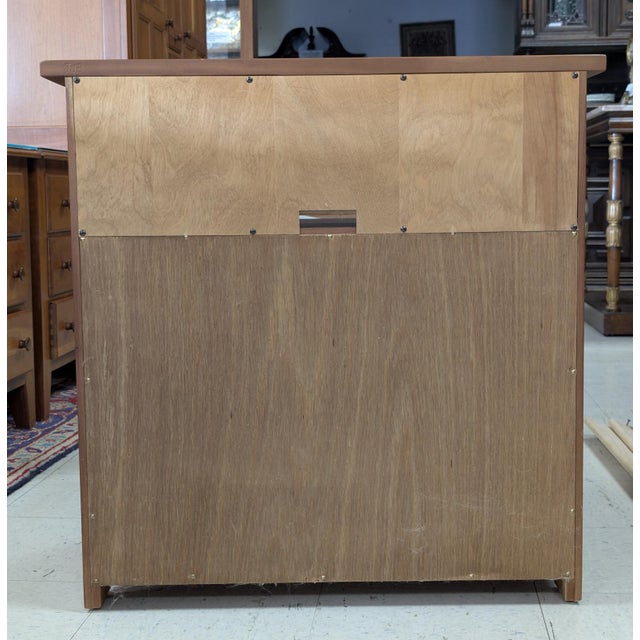 Early 21st Century Stickley Mission Cherry Two-Drawer Media/Console Table For Sale - Image 5 of 10
