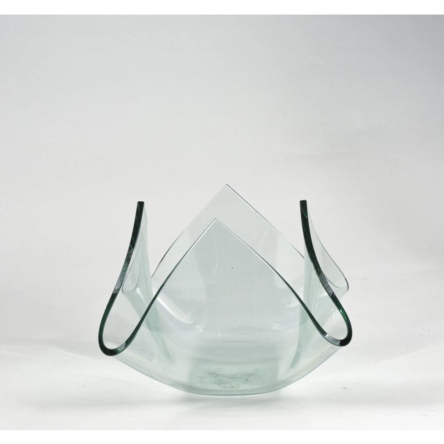 Glass Centerpiece, 1990s For Sale - Image 9 of 9