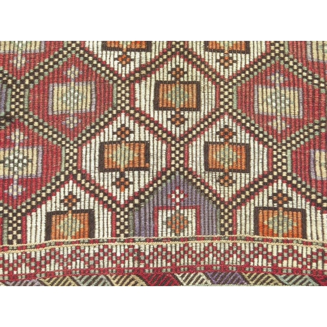 1960s Nomadic Turkish Kilim - 54"x113" For Sale - Image 10 of 12
