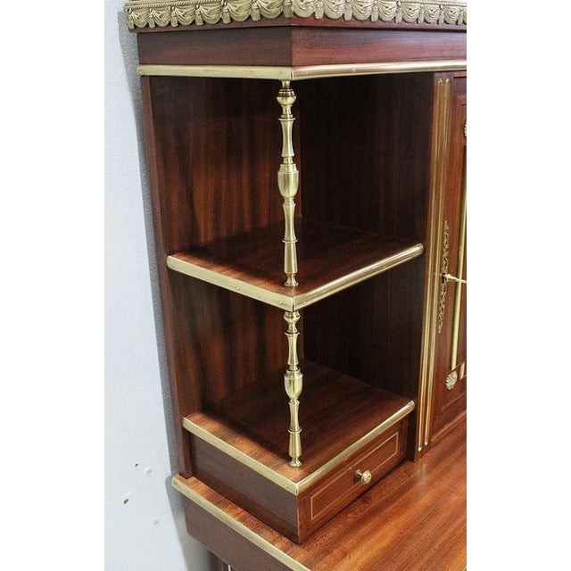 19th Century Louis XVI Style Mahogany Cabinet For Sale - Image 14 of 18