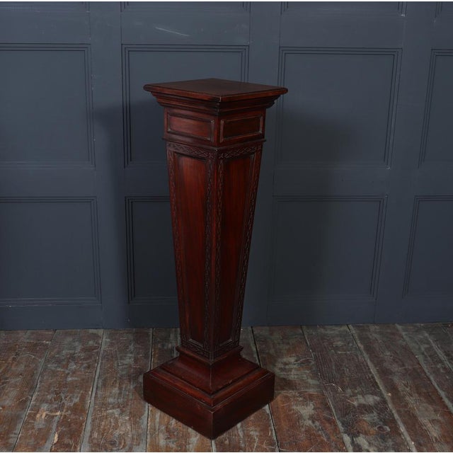 Georgian Style Mahogany Pedestal Stand, 1920s For Sale - Image 4 of 16