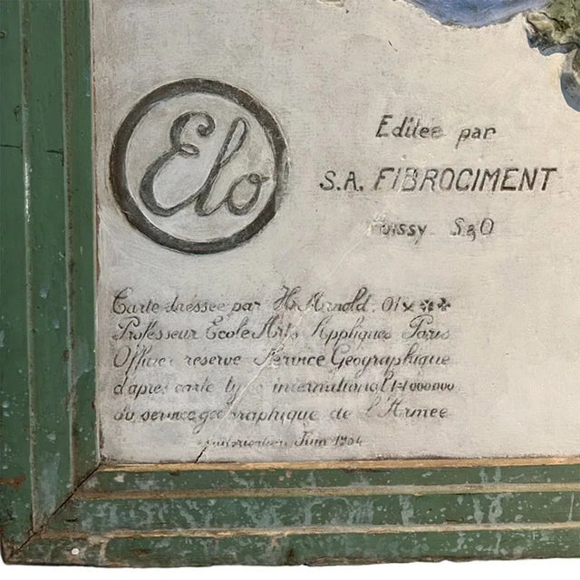 Modern Relief Map of France, 1934 For Sale - Image 3 of 5