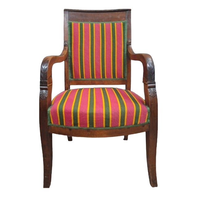 Empire Office Chair in Walnut For Sale