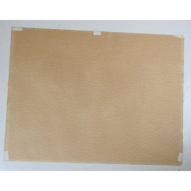 After Gauguin Tahitian Women on Beach Watercolor Painting For Sale - Image 4 of 4