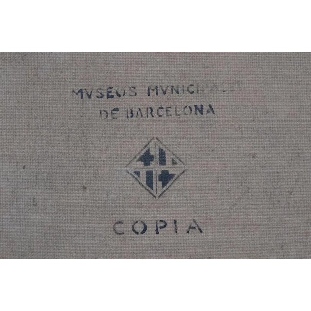 Jaquim Mir, Study of a Church, Oil on Canvas For Sale - Image 5 of 8