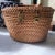 Vintage Asian Wicker Brass Lunch Basket or Purse For Sale - Image 9 of 10