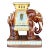 Vintage Asian Glazed Ceramic Elephant Garden Stool For Sale