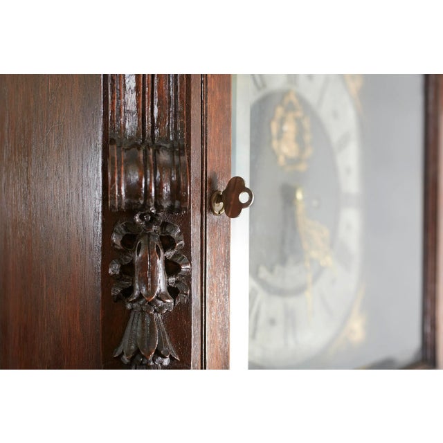18th Century German Grandfather Clock For Sale - Image 10 of 13