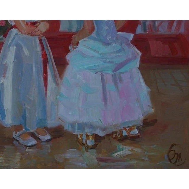 Soviet Children Portraits of Children Oil Painting Original Ukrainian Artist Polyakova M. 75-95 12 For Sale - Image 6 of 6