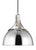 Traditional Thomas O'Brien by Visual Comfort Studio Logan Small Pendant, Silver For Sale - Image 3 of 4
