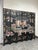Chinese Coromandel Imperial Palace Courtyard Scene Six-Panel Screen For Sale - Image 4 of 12