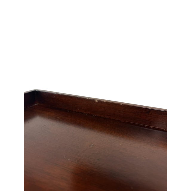 Brown 1990s Ralph Lauren Wood Shelf For Sale - Image 8 of 10
