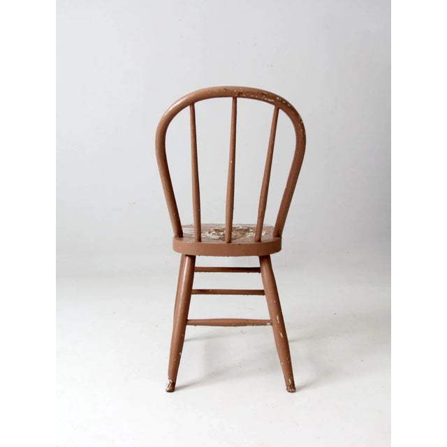 Vintage Spindle Back Windsor Chair For Sale - Image 4 of 11