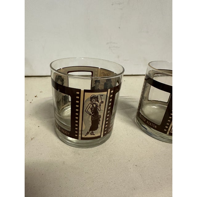 American 1970s Collection of Roaring Twenties Cocktail Glasses- Set of 4 For Sale - Image 3 of 8