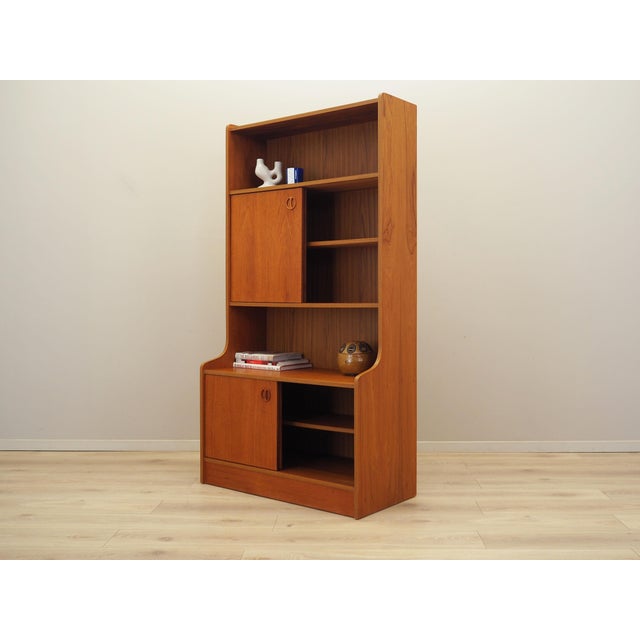 Vintage Danish Teak Bookcase, 1960s For Sale - Image 6 of 18